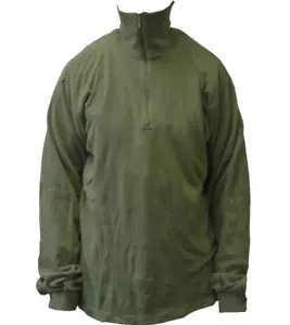 Army Norgi Norwegian Loop Knit British Army Base Layer Top olive Green - USED - Picture 1 of 2
