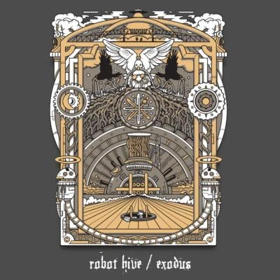 CLUTCH: ROBOT HIVE/EXODUS (Ltd.Num.Ed.180gm Gold/Silver 2LP+7")(WeatherM2022) - Image 1 of 4