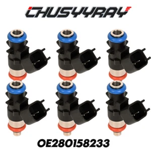 high quality 6X Fuel Injectors 0280158233 For 2011-2017 Jeep Grand Cherokee 3.6L - Picture 1 of 11