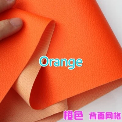 Sofá tapizado de tela de cuero sintético PU grano hágalo usted mismo material de costura 140 * 100 cm Foto 1 de 4