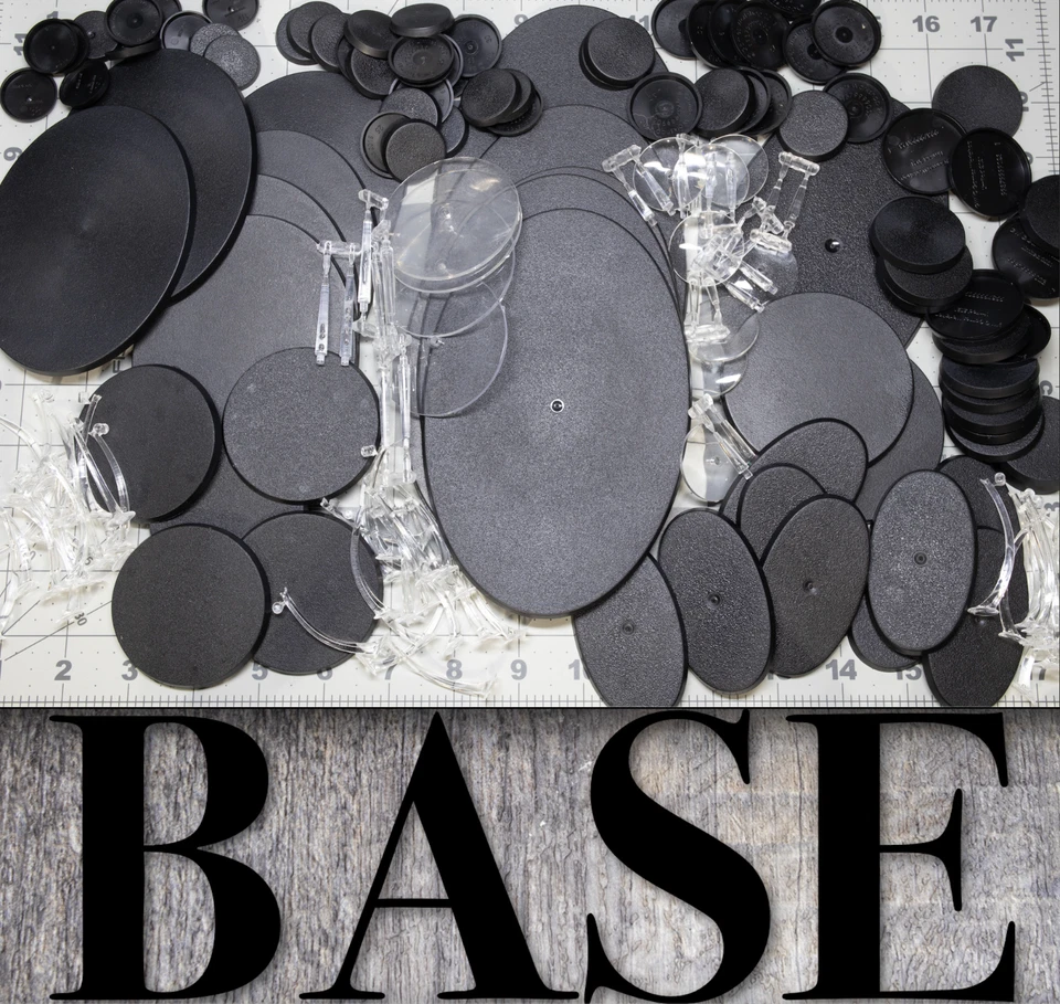 Warhammer 40K Sigmar Citadel BASE Lista Múltiple 32MM 40MM 60MM Volador 75MM Broca Ovalada Foto 1 de 1