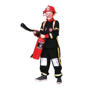 Kostümplanet Kinderkostüm Feuerwehranzug Gr. 128 | Feuerwehrmann Jungen Kostüm - Bild 1 von 1