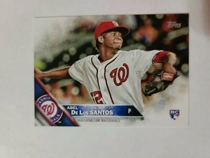 2016 Topps Baseball Card Abel De Los Santos 394
