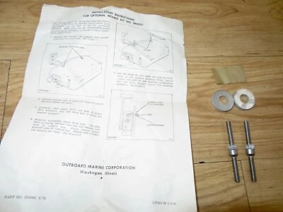NOS OMC Johnson Evinrude Controller Mount Kit 386057 - Image 1 of 4