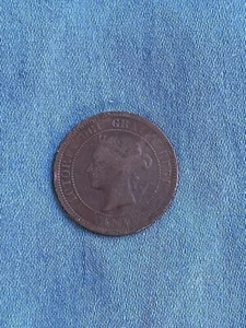 Große kanadische Victoria Bronzemünze von 1886 -- letzte zu diesem Preis!! REDUZIERT - Bild 1 von 5