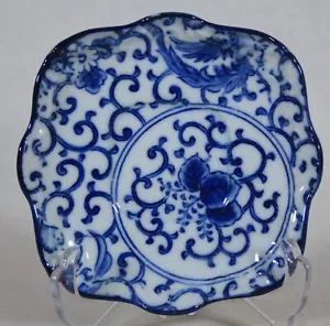 PHOENIX BY TAKAHASHI JAPANESE BLUE & WHITE PORCELAIN FLAT CUP SAUCER ONLY!! NEW - Picture 1 of 5