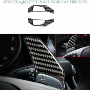 Real Carbon Fiber Steering Wheel Shift Paddle Shifter For Benz C-Class 2015-2021 - Picture 1 of 7