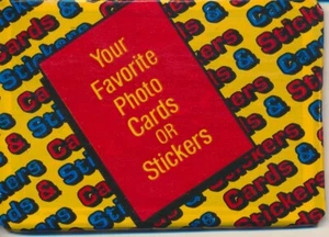 6 WAX PACK LOT VINTAGE DONRUSS YOUR FAVORITE PHOTO CARDS OR STICKERS - Picture 1 of 4