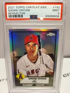 Shohei Ohtani 2021 Topps Chrome Platinum 🔥 Refractor PSA 9 🔥 Angels - Picture 1 of 1