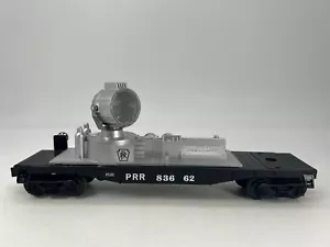 Lionel #83662 O Gauge PRR Flat Car con faretto testato/funzionante buone condizioni - Foto 1 di 6