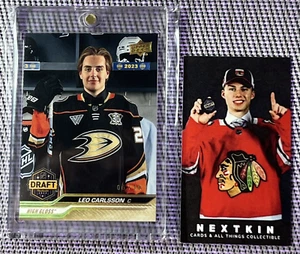 LEO CARLSSON RC 2023-24 Upper Deck Extended High Gloss Draft Day #736 ONLY /10 - Picture 1 of 10