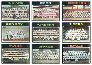 1971 Topps Vintage Baseball "Teams" Sie wählen EX. - Bild 1 von 11