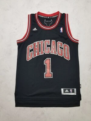 Adidas Authentics Derrick Rose #1 Chicago Bulls Stitched Jersey Men's Size S - Image 1 of 4