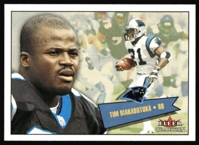 2001 Fleer Tradition Tim Biakabutuka #142 Carolina Panthers - Image 1 of 2