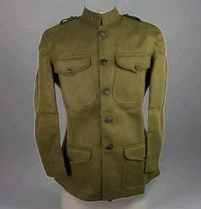 WWI US ARMY M1917 WOOL COMBAT FIELD TUNIC- SIZE LARGE Fast Ship. - Picture 1 of 14