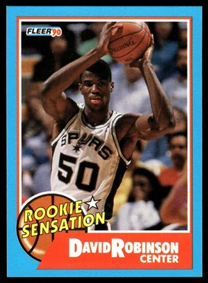 1990-91 Fleer - David Robinson #1 - Image 1 of 2