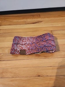 C.C Exclusives Damen-Stirnband Zopfmuster mehrfarbig Ohrwärmer neu mit Etikett - Bild 1 von 4