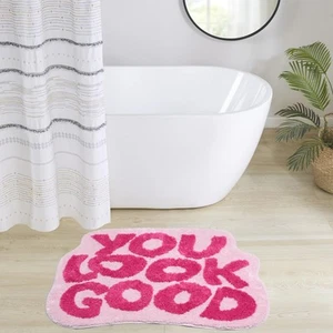 You Look Good Bath Mat Cute Bathroom Rugs Non Slip Microfiber Absorbent Bathr... - Picture 1 of 6