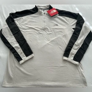 🔥THE NORTH FACE M TKA MICRO 1/4 Zip Pullover MOONLIGHT IVORY A436128-XL NWT $50 - Picture 1 of 16
