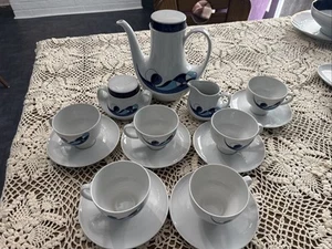 Seltmann Weiden Bavaria W Germany Tea Coffee Service for 6 Modern “Marina” - Picture 1 of 6