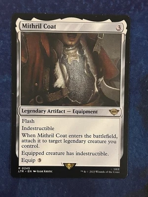MTG Mithril Coat Rare # 245 - The Lord of the Rings: Tales of Middle-earth - LP - Image 1 of 2