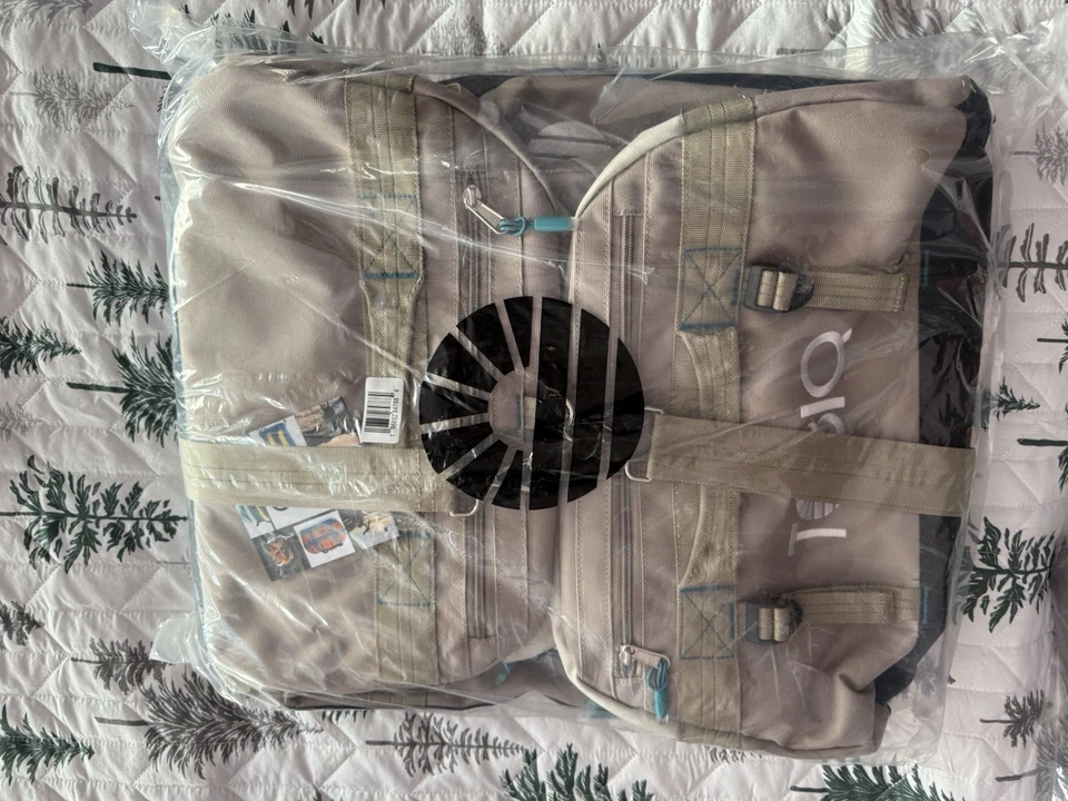 Bolsa de viagem Tobiq 60L preta lavável para viagem fácil cuidado (Badlands) nova com etiquetas - Imagem 1 de 4