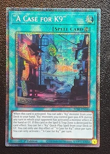 Yugioh JUSH-EN040 "A Case for K9" Starlight Rare 1st Edition MINT 10 - Bild 1 von 6