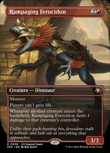 Rampaging Ferocidon, Special Guests (SPG) (Borderless) Foil, MtG deutsch - Bild 1 von 1