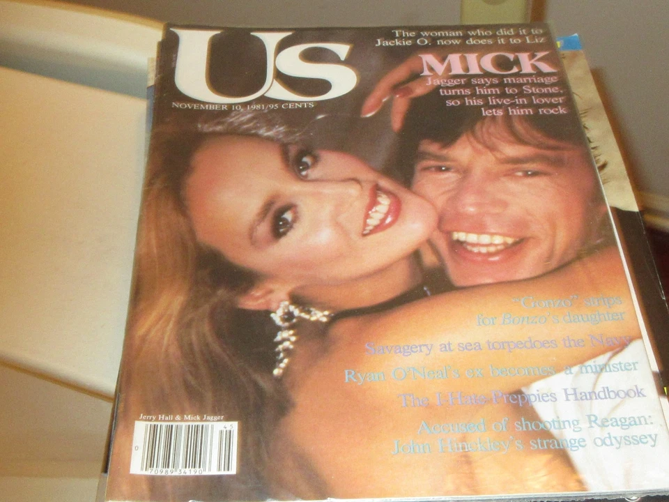 Mick Jagger , US Magazine , Nov. 10 , 1981 , His Live In Lover - Image 1 of 1