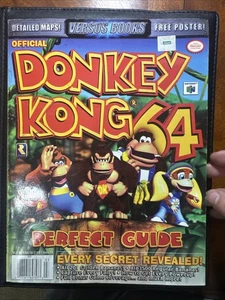 Donkey Kong 64 Versus Books Strategy Game Guide With Free Poster - Picture 1 of 10