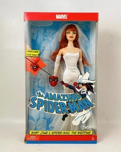 🌟Barbie Marvel The Amazing Spiderman Mary Jane & Spiderman: The Wedding J0870 - Imagen 1 de 7