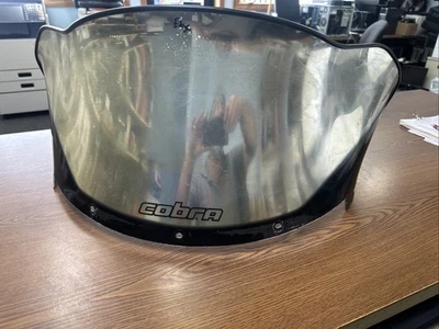 Polaris Snowmobile Edge Chassis 12" CHROME Windshield - Image 1 of 4