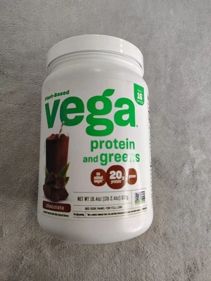 Mezcla de bebidas de proteínas y verduras Vega Nutrition, chocolate 1 lb - 2,4 oz Foto 1 de 4