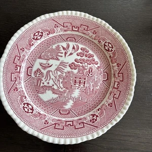 Adams & Sons Red Willow Transferware 9-inch Plate - Picture 1 of 4