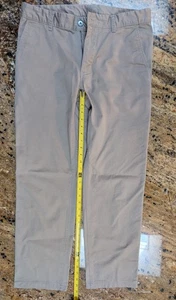 Mens TNF The North Face Chinos Jeans Pants 34/(30-31) Tan Flat Front Excellent - Bild 1 von 4