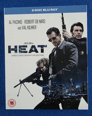 Heat [Director's Definitive Edition] (Blu-ray, 1995) Deniro, Pacino, Slipcover  - Image 1 of 3