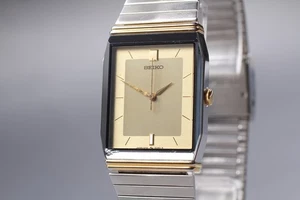 1986 [N MINT] Vintage Seiko Session 5P31-5000 Quartz Tank Gold Men's Watch JAPAN - Picture 1 of 12