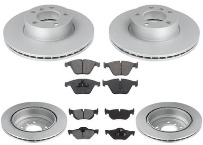 GEO Coated Disc Brake Rotors Brake Pads for BMW 328i 07-12 328i xDrive 09-12 - Image 1 of 4