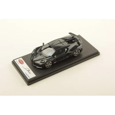 BUGATTI DIVO GLOSSY CARBON BLUE 1:43 Looksmart Auto Stradali Nouveau modèle - Photo 1/2