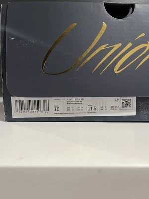 *SOLO EN CAJA* Jordan 1 KO x Union LA Bajo Blanco Gris Neutro TALLA 11W/10M Foto 1 de 4