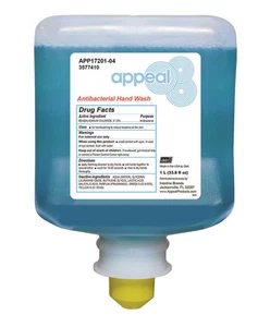 Jabón líquido de espuma antibacteriana Appeal de 1 litro APP17201-04, 3577410 - Imagen 1 de 1