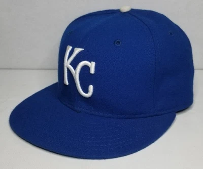 Kansas City Royals New Era 59Fifty On-Field Hat Size 7 1/8 Made In USA - Image 1 of 4