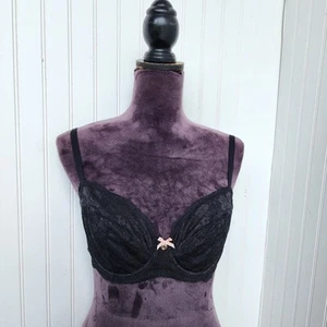 Reggiseno Demi Sfoderato Victoria's Secret Body By Victoria Nero 34D Nuovo con etichette - Foto 1 di 13