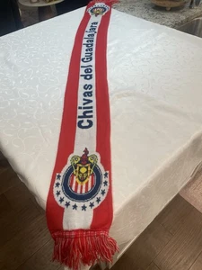 Bufanda de Fútbol Oficial FMF Bufanda 6x58 Dos Caras Multicolor CHIVAS de Guadalajara - Imagen 1 de 12