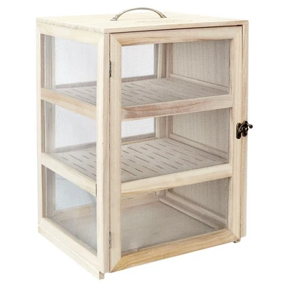 KA4717 Vorratsschrank für Aufbewahrung sonstiges Zubehör Paulownia-Holz Holz-... - Bild 1 von 4