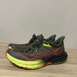 Hoka One One Speedgoat 5 Herren 11 D Trail Laufschuhe Comfort Thyme Fiesta - Bild 1 von 12