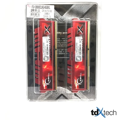 (TDX295) G.Skill Ripjaws X RAM Memory DDR3-1600 2Gx4 (F3-12800CL9Q-8GBXL) - Image 1 of 2
