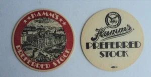 1960er Hamm's Bieruntersetzer Preferred Stock St. Paul Minnesota - - Bild 1 von 1