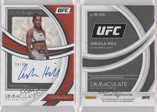 2022 Panini Immaculate UFC Shadowbox Signatures /99 Angela Hill #SS-AHL Auto