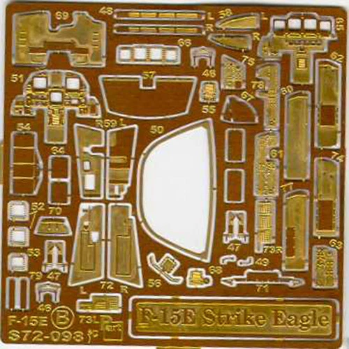 PART PT72098 MDD F-15 E STRIKE EAGLE (ACADEMY-ESCI) SCALA 1:72 - Immagine 1 di 1